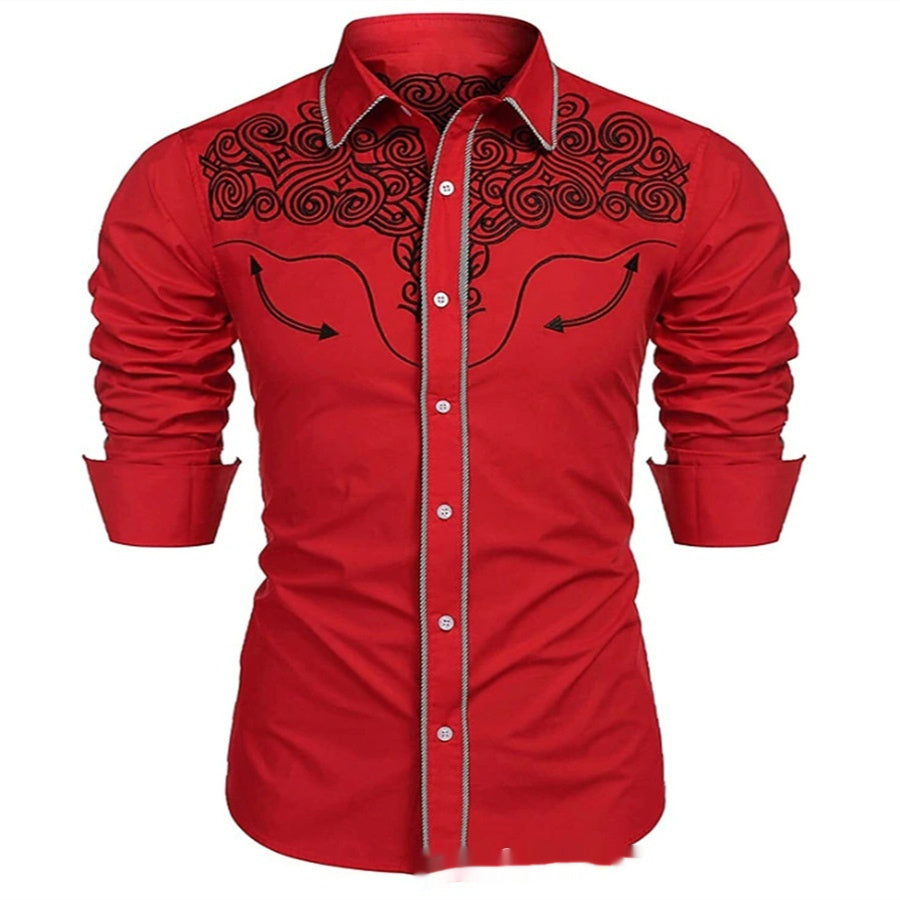 Men's Trendy Loose Casual Long Sleeves Top Shirt