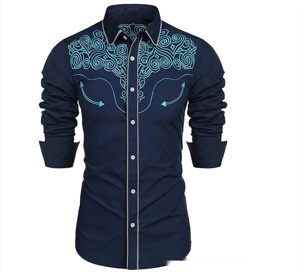 Men's Trendy Loose Casual Long Sleeves Top Shirt