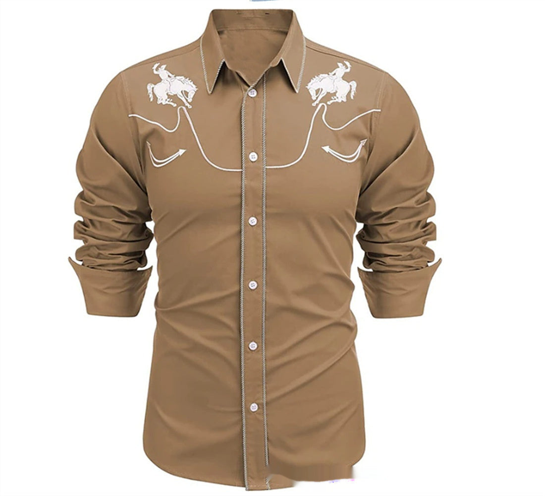 Men's Trendy Loose Casual Long Sleeves Top Shirt